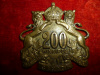 200th Battalion (Winnipeg) Cap Badge, Birks 1916 Marked